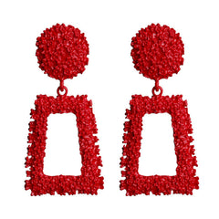 Women Earrings Girls Exaggerated Modern Fashion Drop Hanging Dangle Earring Jewelry Vintage Trend Pendant Geometric