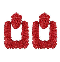 Women Earrings Girls Exaggerated Modern Fashion Drop Hanging Dangle Earring Jewelry Vintage Trend Pendant Geometric