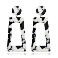 Women Earrings Statement Earrings Geometric Pendant Trend Fashion Jewelry Drop Hanging Dangle Earring Charm Colorful