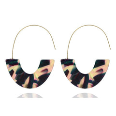 Women Earrings Statement Earrings Geometric Pendant Trend Fashion Jewelry Drop Hanging Dangle Earring Charm Colorful