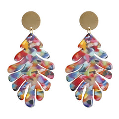 Women Earrings Statement Earrings Geometric Pendant Trend Fashion Jewelry Drop Hanging Dangle Earring Charm Colorful