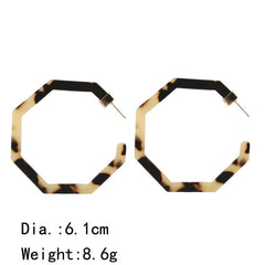 Women Earrings Statement Earrings Geometric Pendant Trend Fashion Jewelry Drop Hanging Dangle Earring Charm Colorful