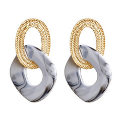 Women Earrings Statement Earrings Geometric Pendant Trend Fashion Jewelry Drop Hanging Dangle Earring Charm Colorful