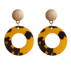 Women Earrings Statement Earrings Geometric Pendant Trend Fashion Jewelry Drop Hanging Dangle Earring Charm Colorful